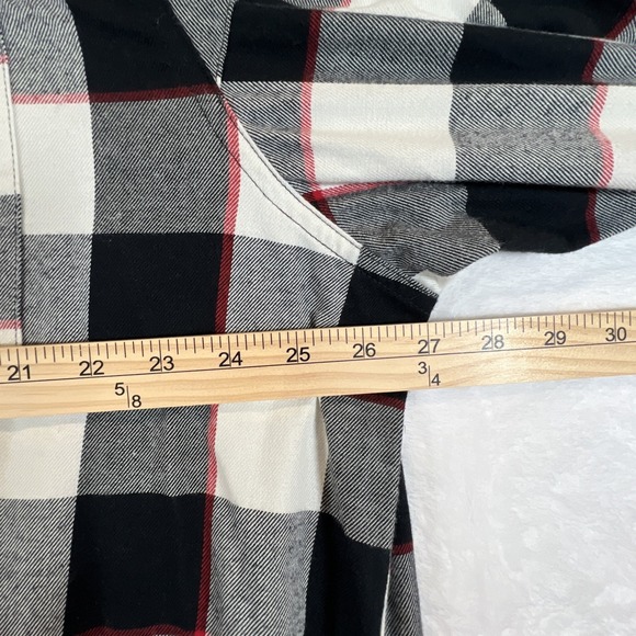 ATG Wrangler Plaid Flannel Shirt Outdoor Mens XXL All Terrain Gear Black Red 2XL - Picture 8 of 12